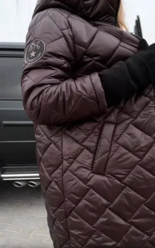 Brielle | Hooded Quilted Down Coat