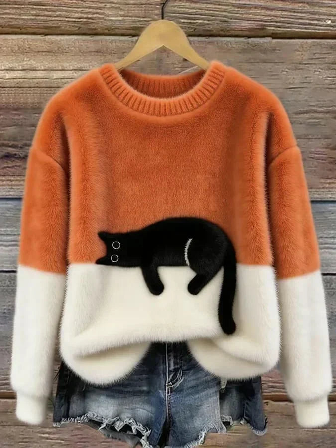 Luna | Women's Cat Motif Jumper