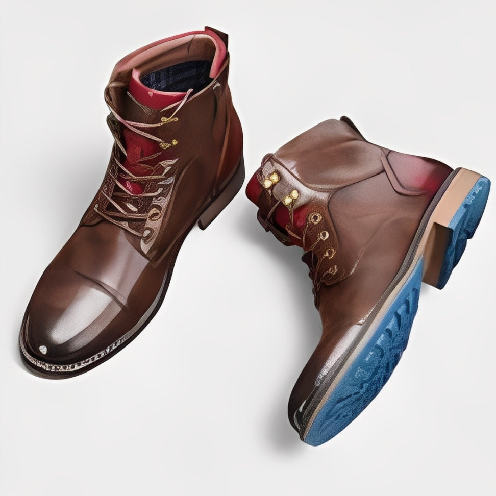 Bosse | Men's Lace-Up Leather Boots