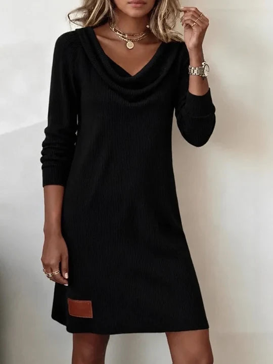 Mira | Ribbed Knit Jumper Dress