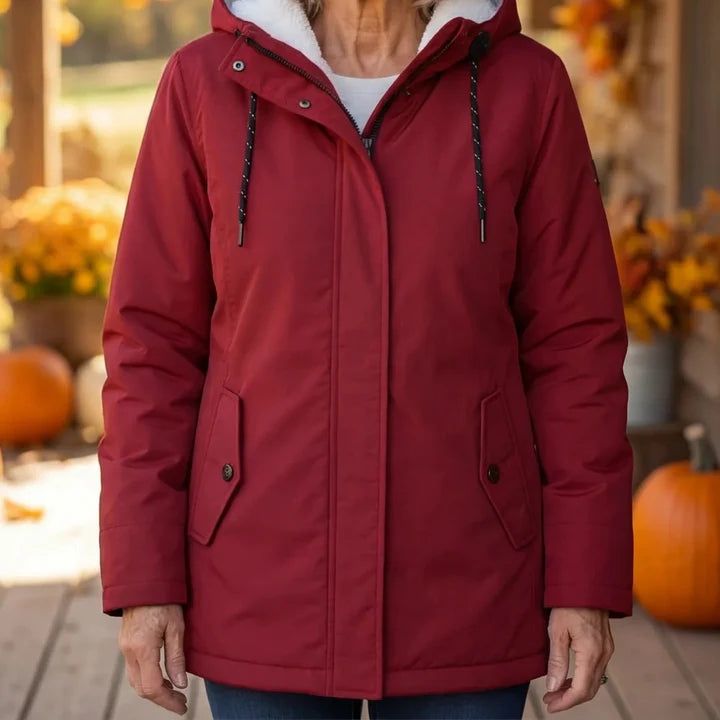 Maisha | Fleece-Lined Hooded Parka Coat