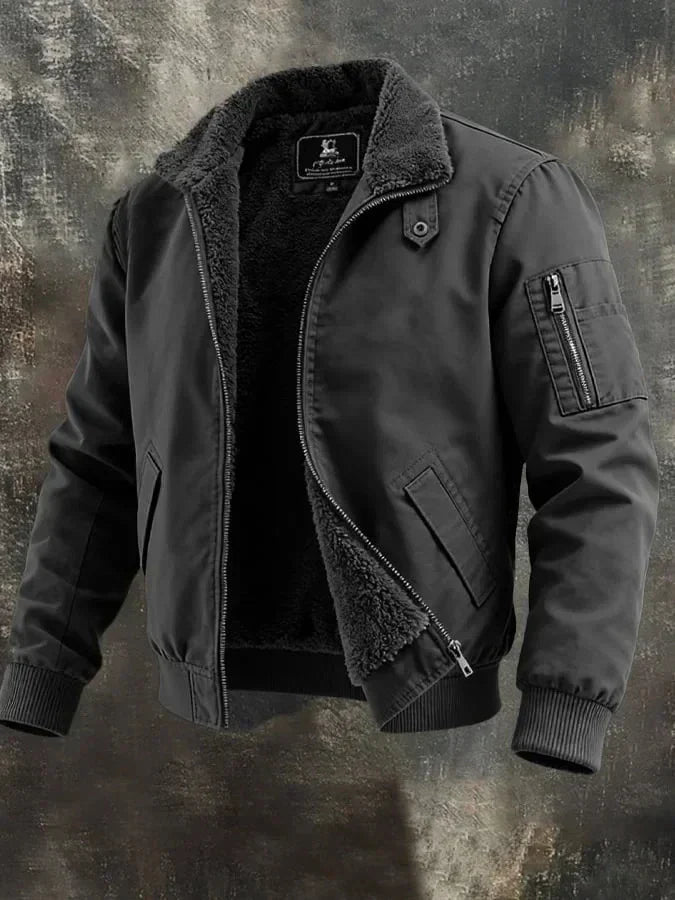 Alpen | Sherpa-Lined Bomber Jacket