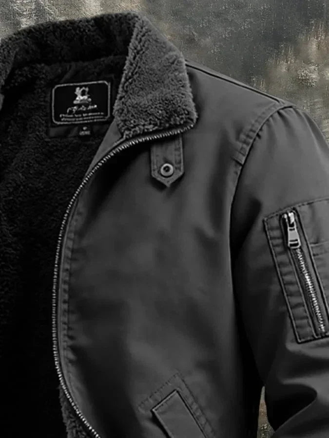 Alpen | Sherpa-Lined Bomber Jacket
