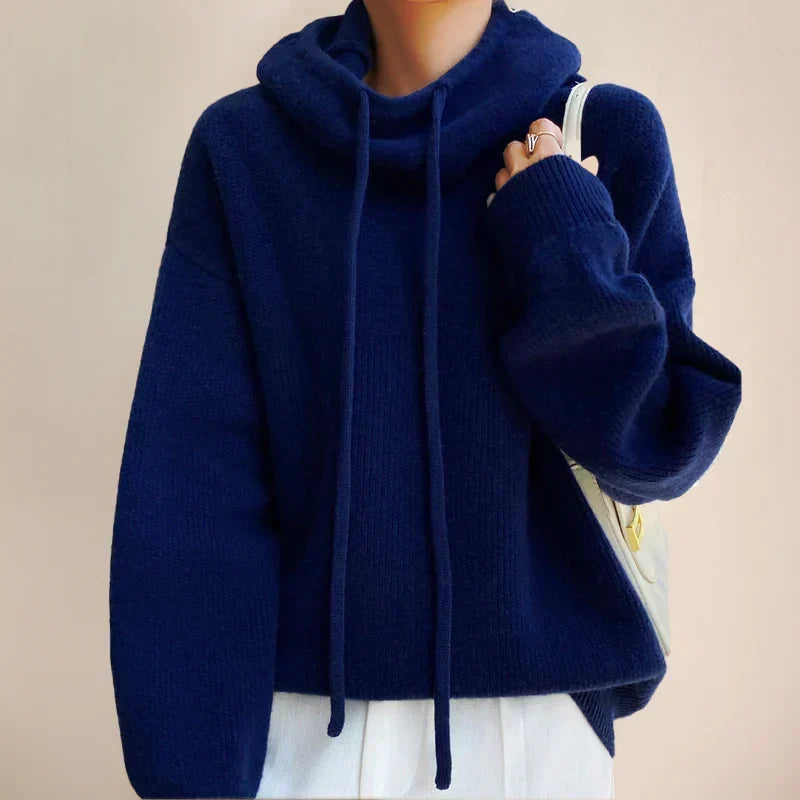Jessica | Women's Knitted Hoodie