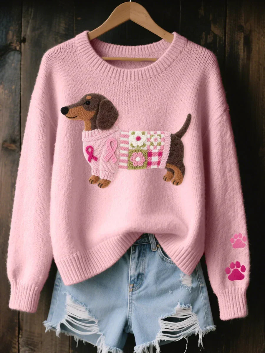 Naoni | Dog Motif Knitted Jumper