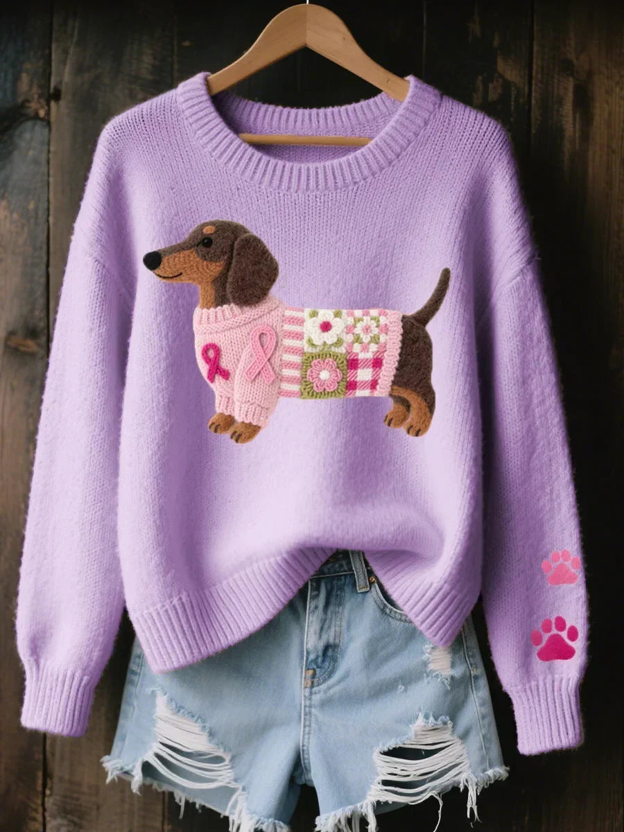 Naoni | Dog Motif Knitted Jumper