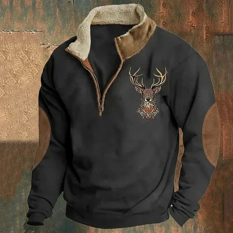 Darven | Quarter-Zip Fleece Jumper