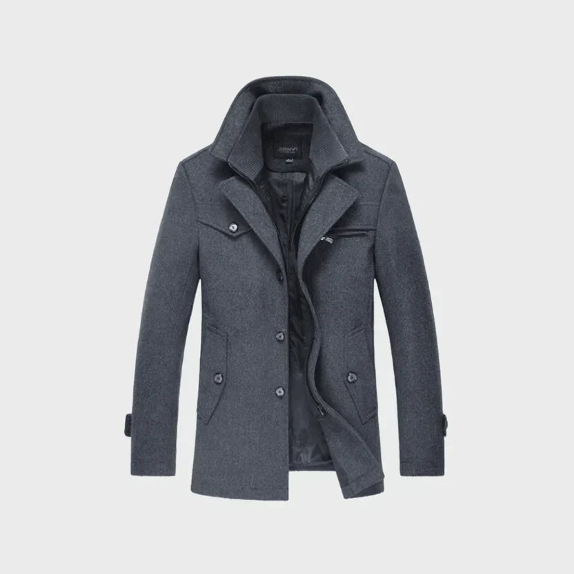 Andrej | Men's Classic Wool Coat