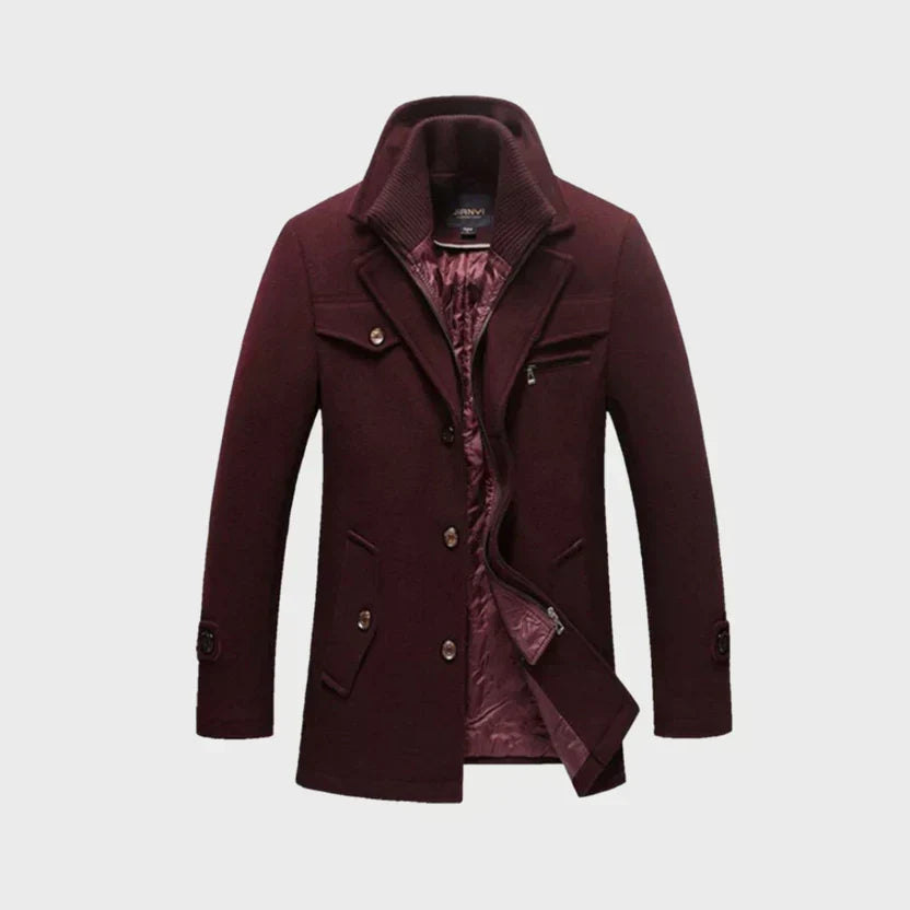 Andrej | Men's Classic Wool Coat